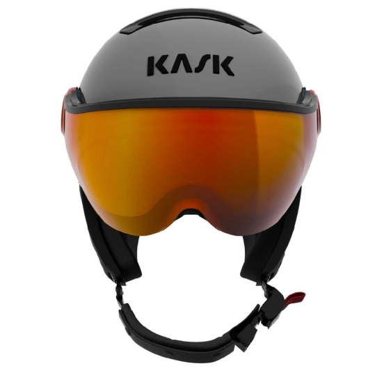 KASK Montecarlo Piuma R Visor helma Grey/Red mirror