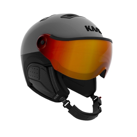 KASK Montecarlo Piuma R Visor helma Grey/Red mirror