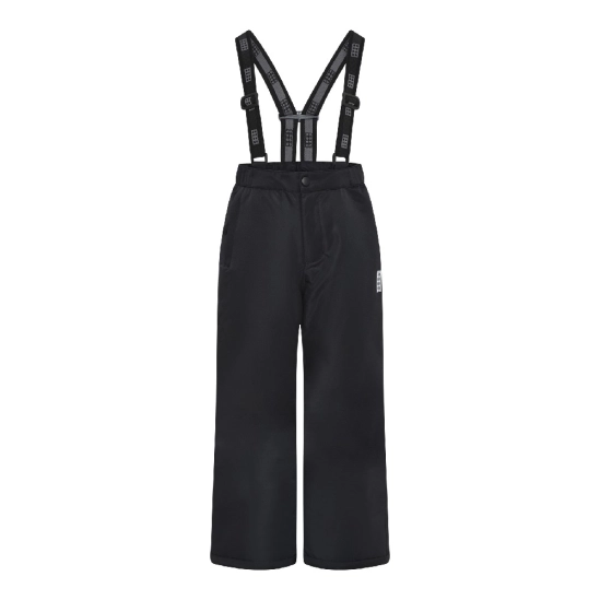 Lego Wear PAYTON 701 Black dětské lyžařské kalhoty