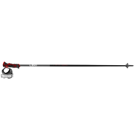 Leki AIRFOIL 3D black-dark anthracite-bright red hůlky