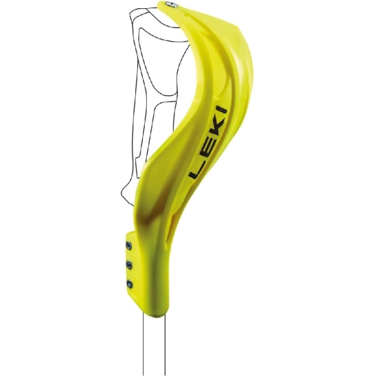 Leki Gate Guard Closed WC Compact neon yellow