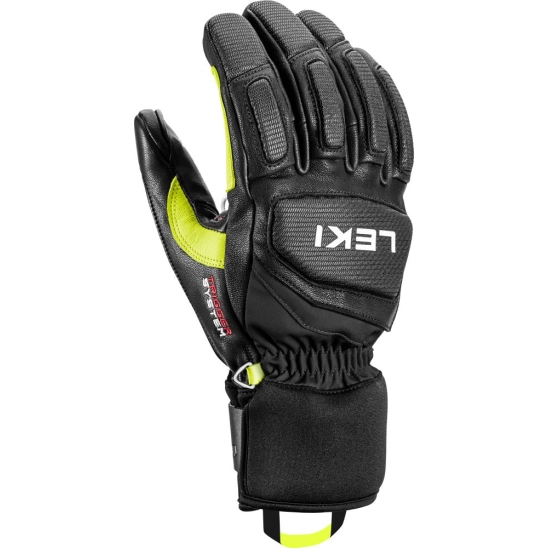 Leki Griffin Pro 3D black-lime-white lyžařské rukavice