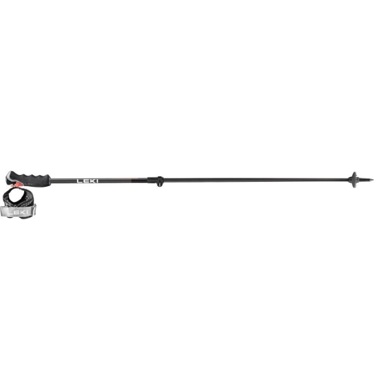 Leki PEAK Vario 3D black-dark anthracite-orange freeski hůlky