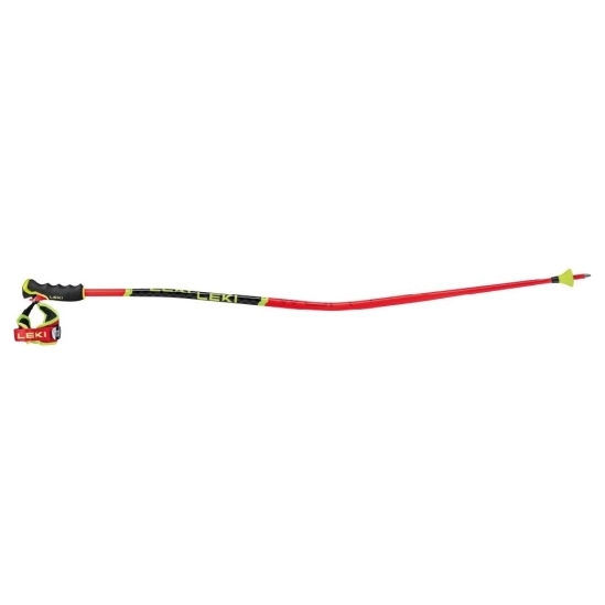 LEKI WCR TBS GS 3D bright red -black-neonyellow lyžařské hůlky