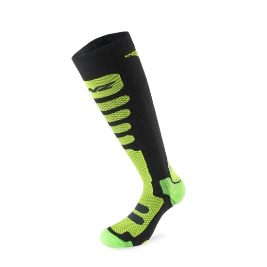 Lenz Free Tour 1.0 lyžařské podkolenky black/lime
