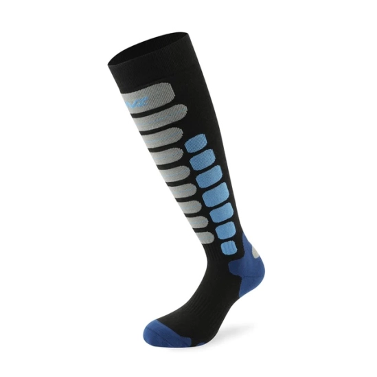 Lenz SKIING 2.0 lyžařské podkolenky black/anthracite/blue