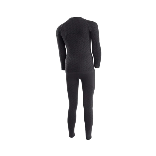 Lenz underwear set kids 1.0 black dětská souprava funkčního prádla