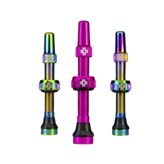 MUC-OFF Tubeless Presta Valve Kit black bezdušové ventilky