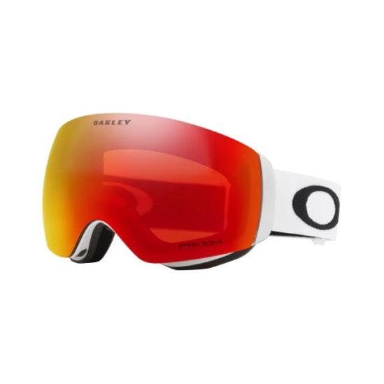 Oakley Flight Deck M Matte White/Prizm Snow Torch Iridium lyžařské brýle