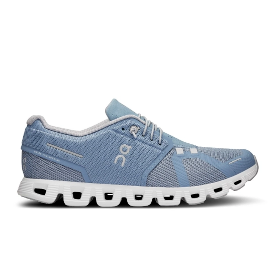On Cloud 5 Chambray/White pánské volnočasové boty
