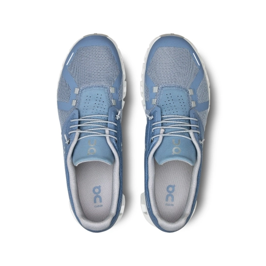 On Cloud 5 Chambray/White pánské volnočasové boty