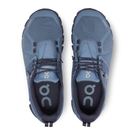On Cloud 5 Waterproof Metal/Navy dámské volnočasové boty