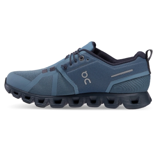 On Cloud 5 Waterproof Metal/Navy dámské volnočasové boty