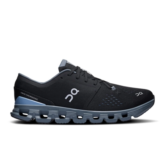 On Cloud X 4 Black/Chambray pánské sportovní boty
