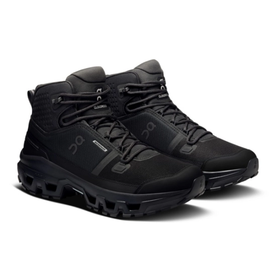 On Cloudrock Mid WP Black pánské outdoorové boty