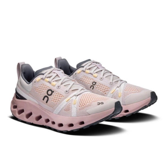 On Cloudsurfer Trail Silver/Mauve dámské běžecké boty