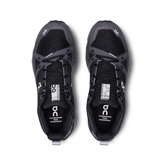 On Cloudsurfer Trail Waterproof Black/Eclipse pánské trailové boty