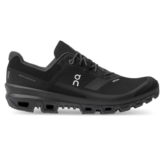 On Cloudventure Waterproof 2 Black dámské outdoorové boty