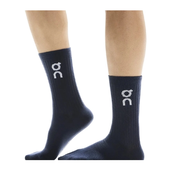 On Logo Sock High 3-pack navy sada ponožek