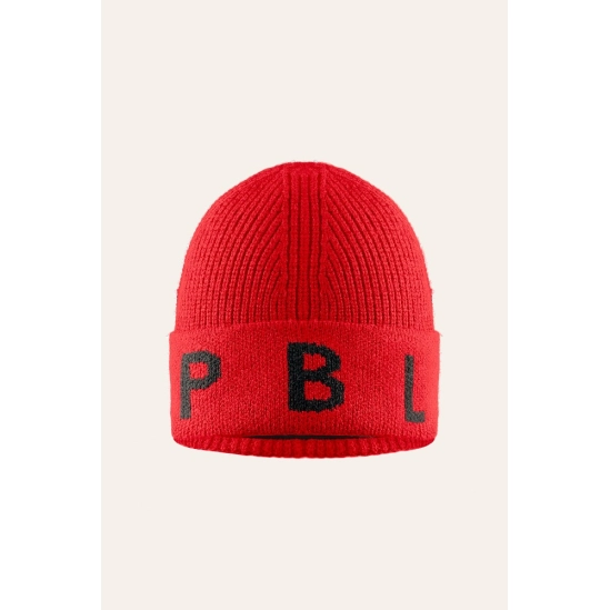 Poivre Blanc BINI Knit Beanie Scarlet Red dámská čepice