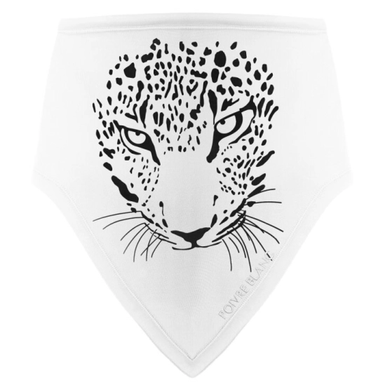 Poivre Blanc Neck Warmer Leopard white dámský nákrčník