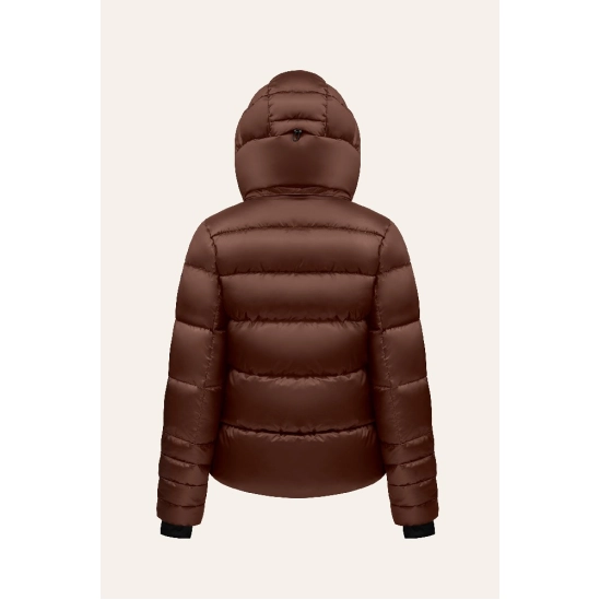 Poivre Blanc W24-1201-WO Synthetic Down Ski Jacket Choco brown bunda