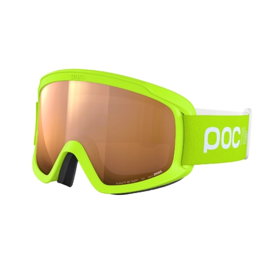 POCito OPSIN Fluorescent yellow dětské lyžařské brýle