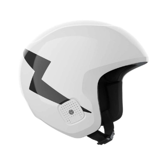 POC Skull Dura JR Blixten White závodní lyžařská helma