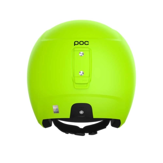 POC Skull Dura Jr Fluorescent Yellow/Green Matt závodní lyžařská helma