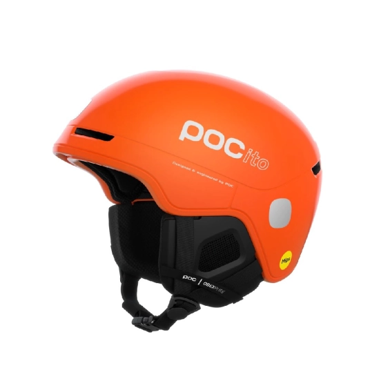 POCito OBEX Mips Fluorescent orange dětská lyžařská helma