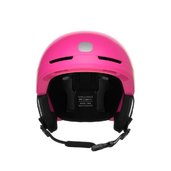 POCito OBEX Mips Fluorescent pink dětská lyžařská helma