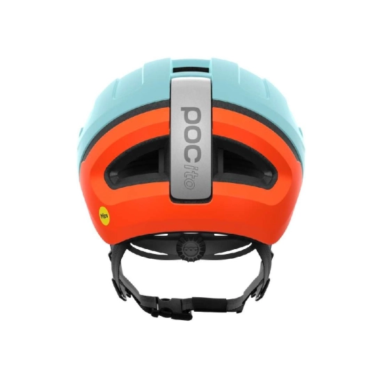 POCito Omne MIPS Indicolite Blue Matt/Carnelian Orange Matt dětská cyklistická helma