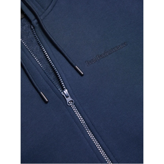 Peak Performance Original Small Logo Zip M Blue shadow mikina