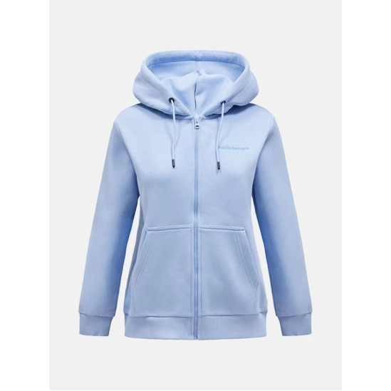 Peak Performance Original Small Logo Zip W Amity Blue mikina