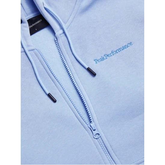 Peak Performance Original Small Logo Zip W Amity Blue mikina