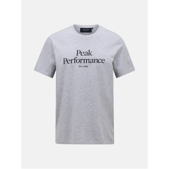 Peak Performance Original Tee M Med Grey Melange pánské triko