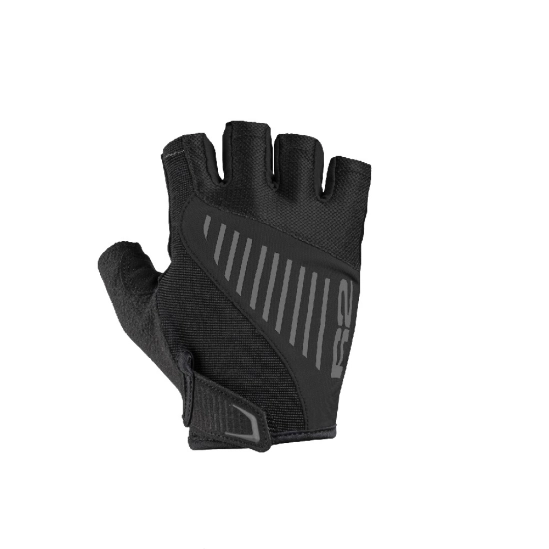 R2 JASPER black cyklistické rukavice