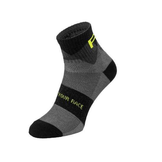 R2 MOON black/grey cyklo ponožky