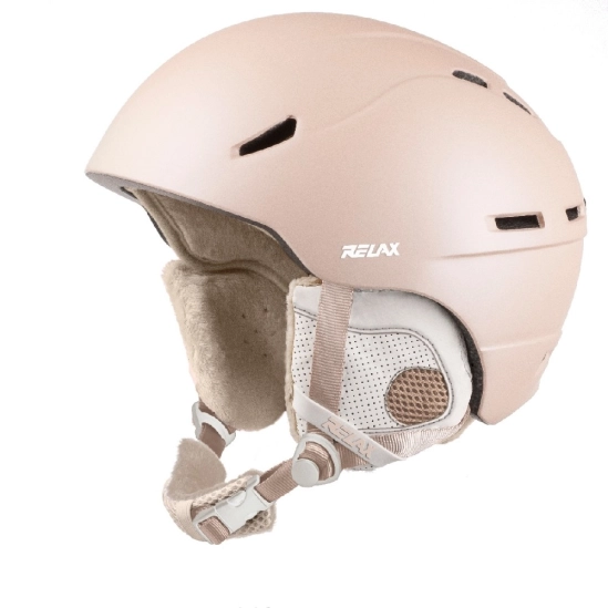 RELAX PATROL Light pink lyžařská helma