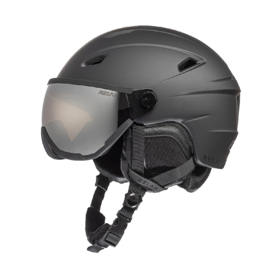 Relax STEALTH LITE Visor Black matt lyžařská helma