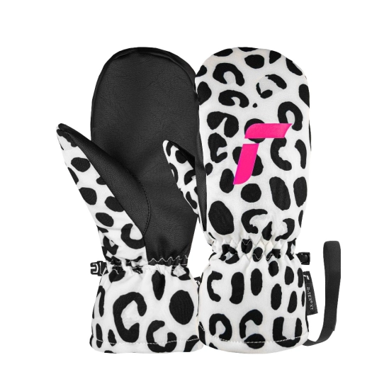 Reusch Carter R-TEX® XT Junior Mitten white/grey leopard palčáky