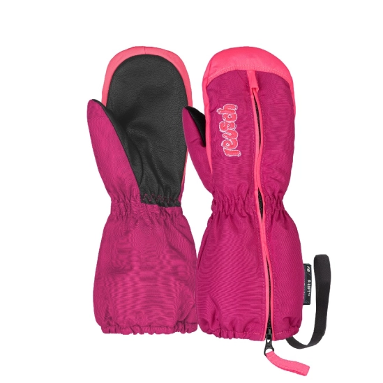 Reusch Tom Mitten fuchsia purple/knockout pink dětské palčáky