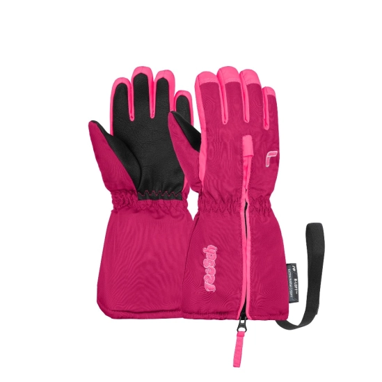 Reusch Tom fuchsia purple/knockout pink dětské rukavice