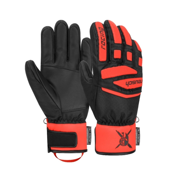 Reusch Worldcup Warrior Prime R-TEX XT JR black/fluo red rukavice