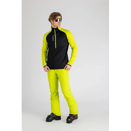 Zero RH+ Kyril Half Zip Jersey Black/acid green pánský funkční rolák