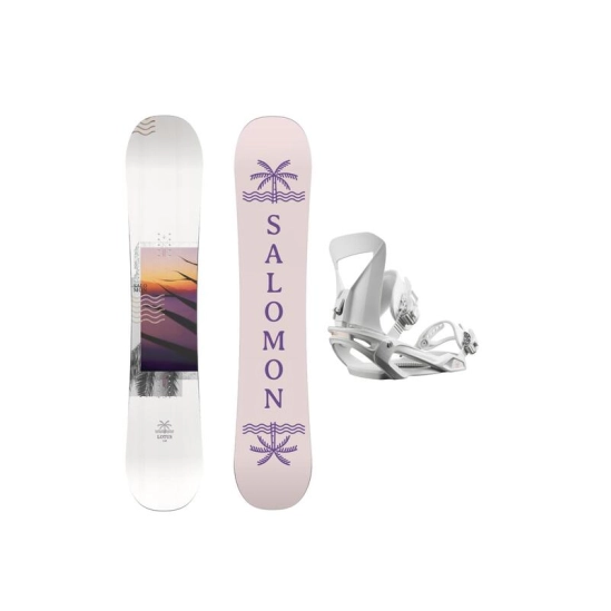 Salomon LOTUS + SPELL white dámský snb set
