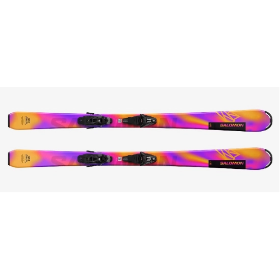 Salomon LUX Jr S + C5 GW set dětské lyže