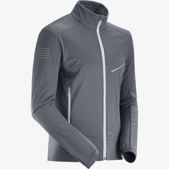 Salomon RS SOFTSHELL Jacket M Ebony pánská bunda