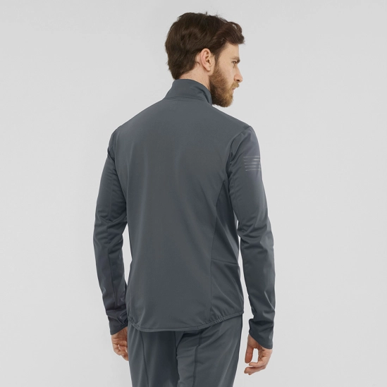 Salomon RS SOFTSHELL Jacket M Ebony pánská bunda