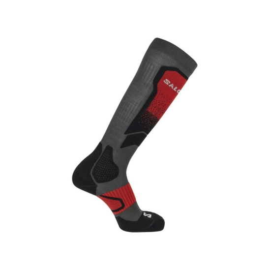 Salomon S/MAX Beluga/Grenadine/black ski socks